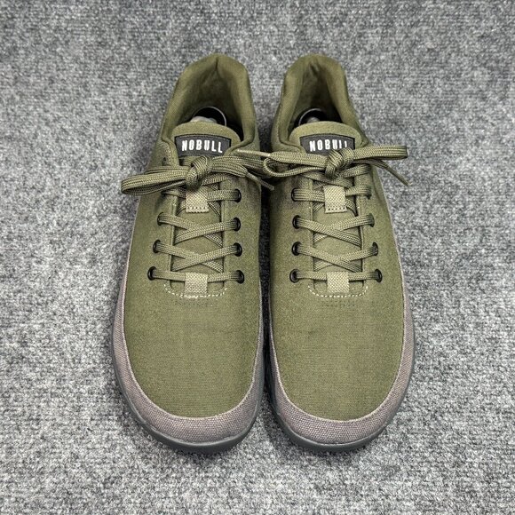 NOBULL Outwork Training Shoes Men\'s 12.5 OD Green‎ Grey Canvas Athletic Crossfit main image 10